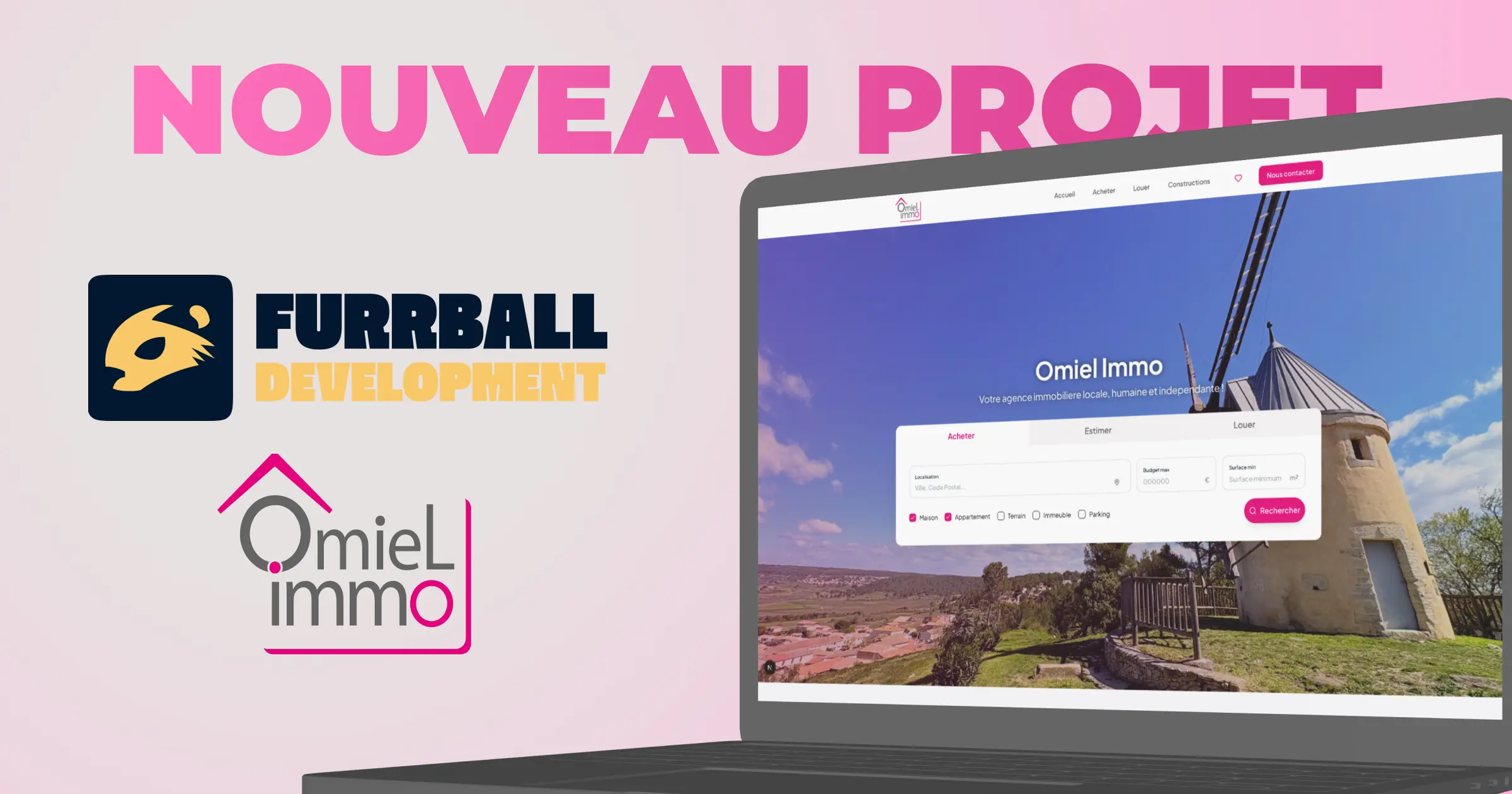 OmielImmo : un site immobilier connecté et automatisé