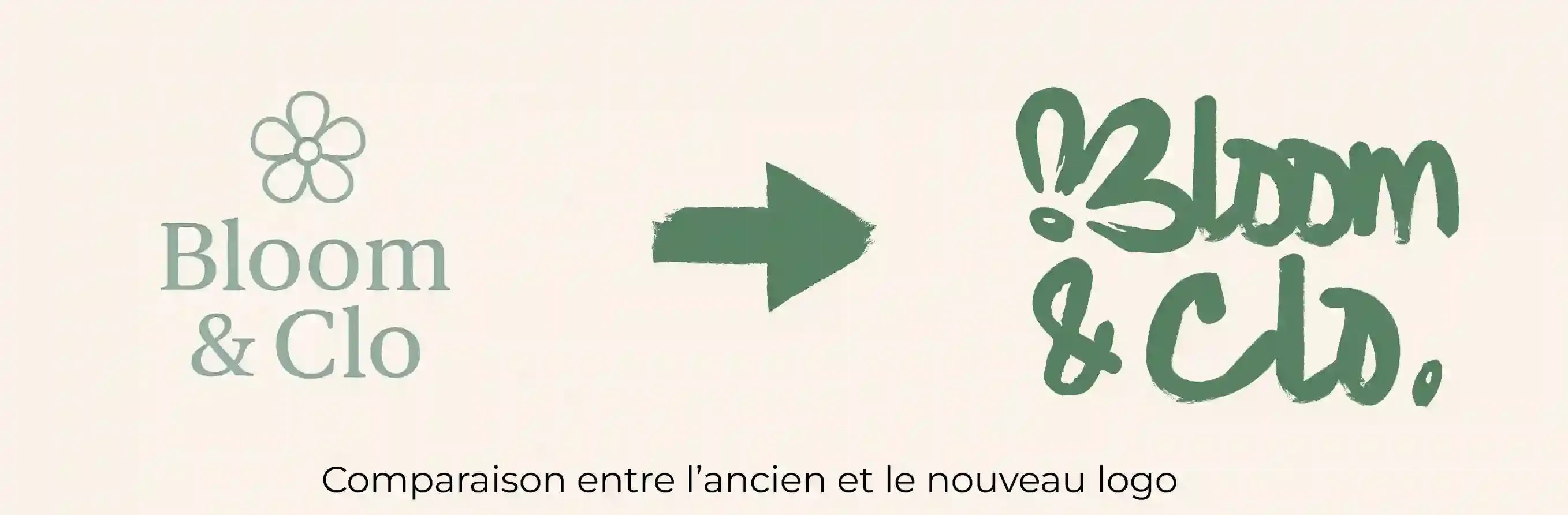 Comparaison entre l’ancien et le nouveau logo